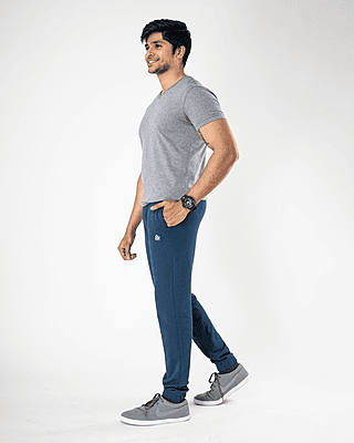 Ocean Blue - Organic Cotton Athleisure Joggers