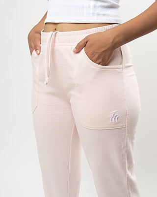 Pink - Organic Cotton Straight Fit Pants