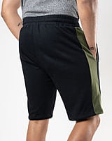 Black & Green - Organic Cotton Casual Shorts For Men Black & Green - Organic Cotton Casual Shorts For Men
