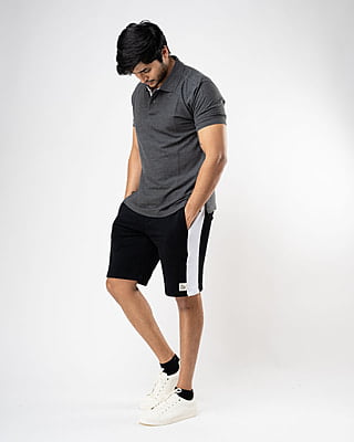 Black and White - Organic Cotton Shorts