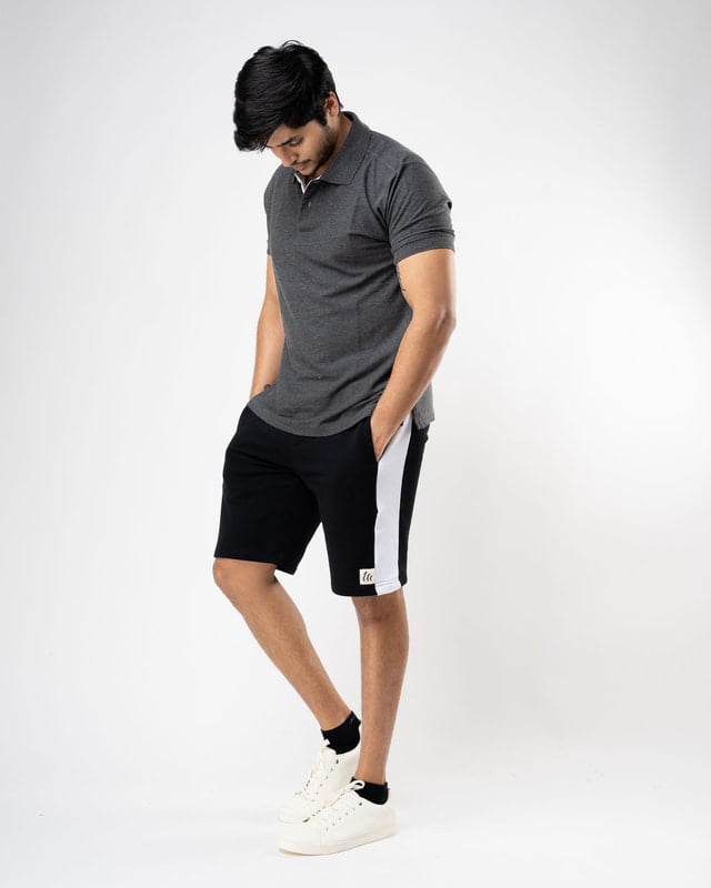 Black and White - Organic Cotton Shorts Black and White - Organic Cotton Shorts