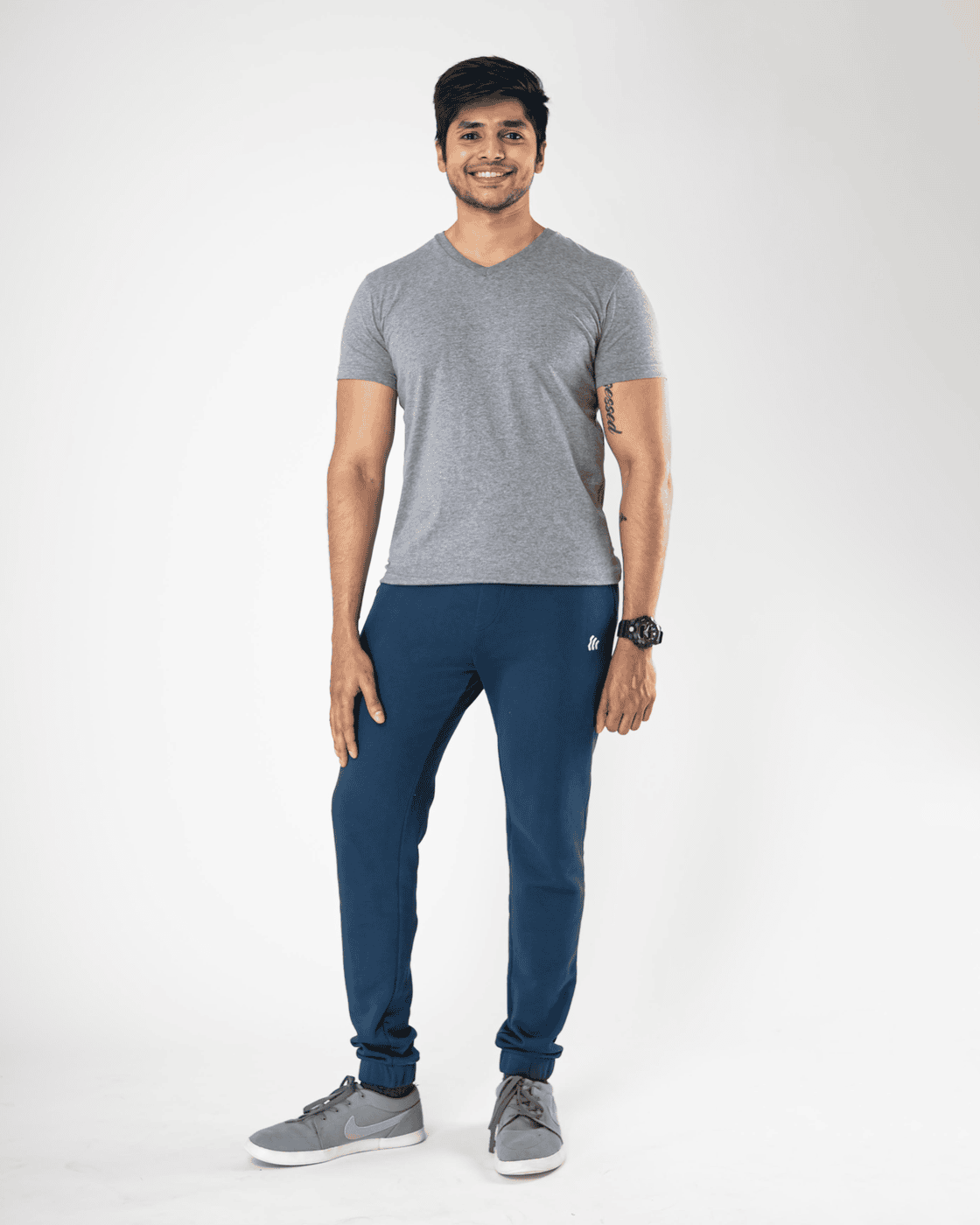 Ocean Blue - Organic Cotton Athleisure Joggers Ocean Blue - Organic Cotton Athleisure Joggers